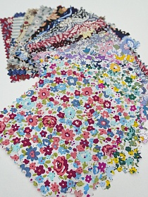 Комплект образцов "Импортный хлопок: цветочный дизайн" №2