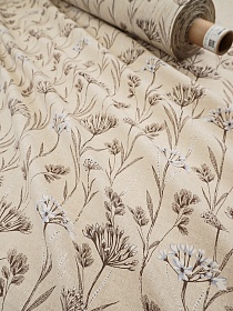 Полулен "Летний шепот" (на суровом), ш.1.5м, лен-30%, хлопок -70%, 140гр/м.кв