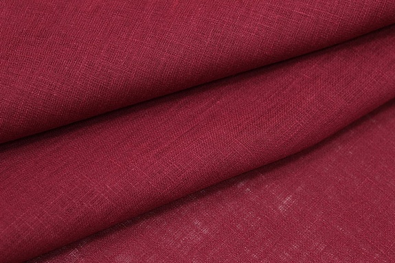 Лен сорочечный цв.Винтажно-бордовый, ш.1.5м, лен-100%, 125гр/м.кв
