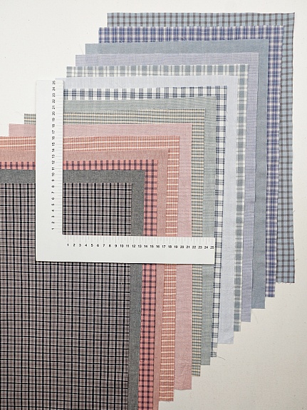 Набор тканей для рукоделия "Вареный хлопок: Домашний уют №7", 45*30 см, 15 шт