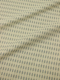 Теплый хлопок "Пирамидки - елочки (синий/белый)" цв.бежево-оливковый, ш.1.5м, хл-100%, 160гр/м.кв