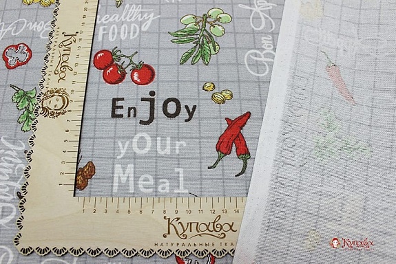 Рогожка "Эко-смак", цв.св.серо-голубой, ш.1.5м, хлопок-100%, 160гр/м.кв