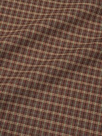 Пестрядь "Клетка" цв.коричнево-терракотовый, ш.1.45м, хлопок-95%, п/э-5%, 130гр/м.кв