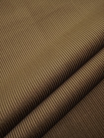 Вельвет цв.Т.коричнево-оливковый, ш.1.5м, хлопок-100%, 330гр/м.кв