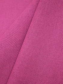 Полулен с умягчением цв.Бледная фуксия, ш.1.5м, лен-30%, хлопок-70%, 140гр/м.кв