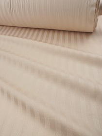 Сатин-страйп цв.Молочно-кремовый (1см*1см), ш.2.2м, хлопок-100%, 125гр/м.кв