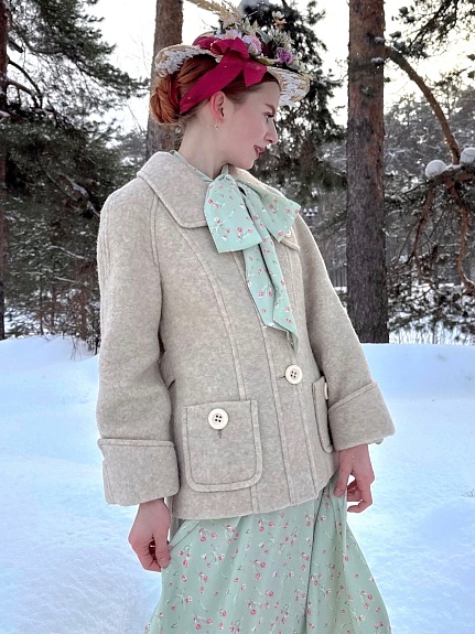 Платье из штапеля "Весеннее чувство"