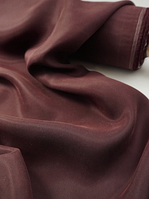 Мерный лоскут Купра цв.Шоколадно-вишневый, ш.1.35м, купра-100%, 110гр/м.кв