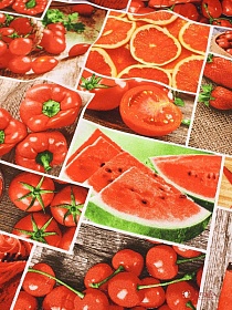 Рогожка Премиум "Сочное ассорти", СОРТ2, ш.1.5м, хлопок-100%, 200гр/м.кв