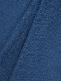 Муслин Премиум двухслойный гладкий цв.Темный лазурно-синий, ш.2.5м, хлопок-100%, 125гр/м.кв
