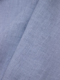 Лен костюмный с эффектом мятости цв.Серо-фиолетовая дымка, ш.1.45м, лен-100%, 190гр/м.кв