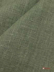 Лен костюмный с эффектом мятости цв.Темная сухая трава, ш.1.45м, лен-100%, 190гр/м.кв