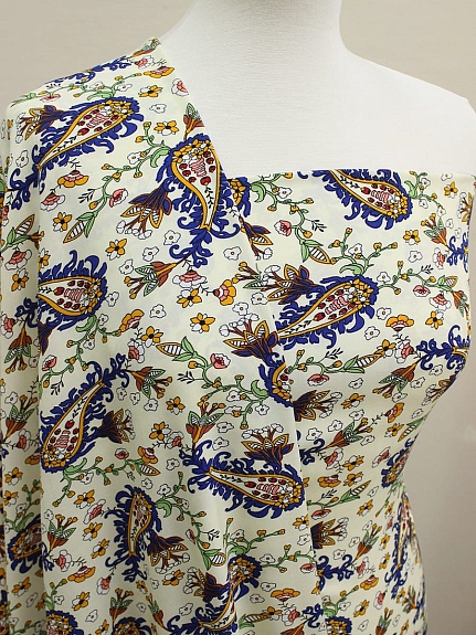 Штапель "Джалия" цв.шампань, ш.1.45м, вискоза-100%, 100гр/м.кв