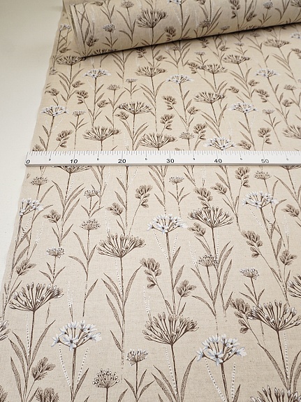 Полулен "Летний шепот" (на суровом), ш.1.5м, лен-30%, хлопок -70%, 140гр/м.кв