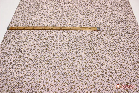 Плательный хлопок "Есения"цв.бледный серо-лиловый, ш.1.44м, хлопок-100%, 115гр/м.кв