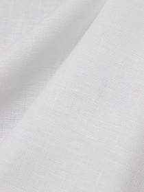Лен костюмный с эффектом мятости цв.Белый (опт.отбеленный), ш.1.45м, лен-100%, 180гр/м.кв