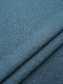 Крапива Рами (Ramie) эф.варености цв.Темно-синий с оттенком морская волна, ш.1.4м, крапива-100%