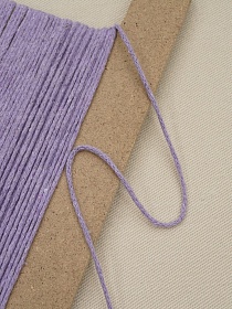 Шнур цв.сияющая орхидея, 2мм, хлопок-100%