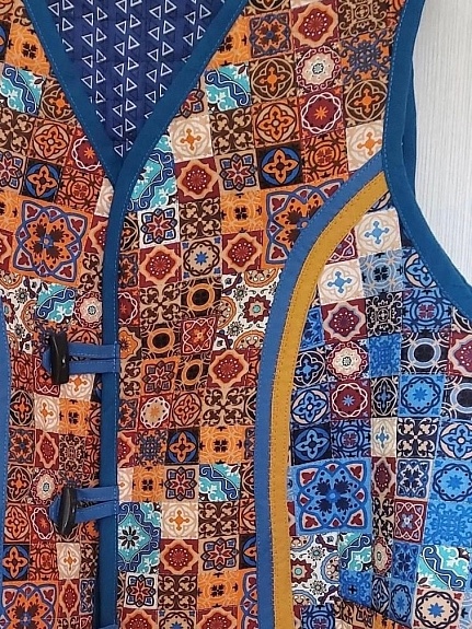 Жилет из бязи "Маракеш"