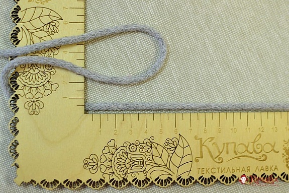 Шнур цв.светло-серый, 5мм, хлопок-100%#008096