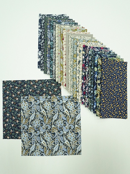 Набор тканей для рукоделия "Импортный хлопок: Архелия", 20*20 см, 25 шт