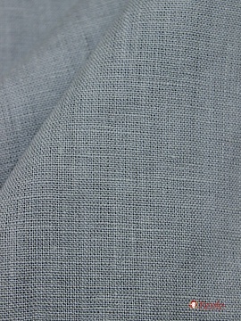 Лен костюмный с эффектом мятости цв.Серый-2, ш.1.45м, лен-100%, 190гр/м.кв