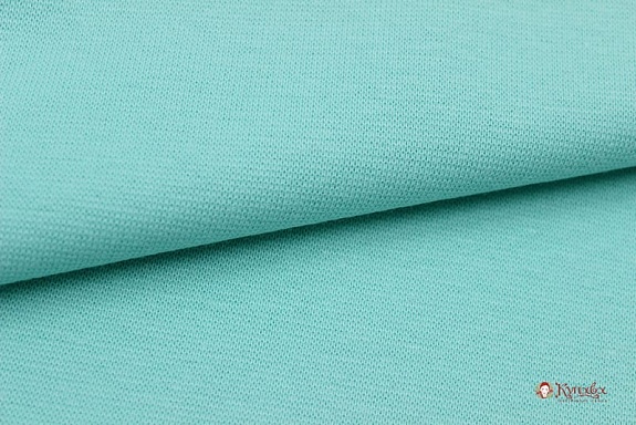 Трикотаж Рибана цв.Мятный, ВИД2, ш.1.92м, Карде, хлопок 95%, лайкра 5%, 220гр/м.кв