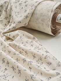 Хлопколен с вискозой Цифр.печать "Летний акцент", ш.2.5м, хл-50%, вискоза-45%, лен-5%, 110гр/м.кв