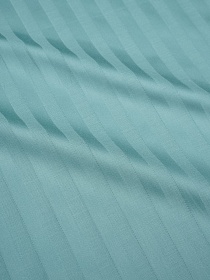 Мерный лоскут Сатин-страйп цв.Мятная дымка (1см*1см), ш.2.2м, хлопок-100%, 135гр/м.кв