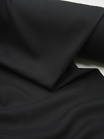 Штапель цв.Черный, ш.1.45м, вискоза-100%, 110гр/м.кв