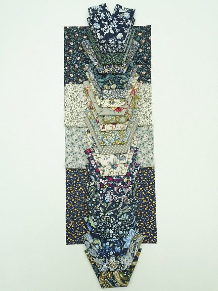 Набор тканей для рукоделия "Импортный хлопок: Архелия", 20*20 см, 25 шт