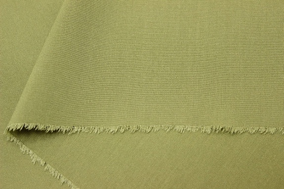 Штапель цв.Оливково-салатовый, ш.1.45м, вискоза-100%, 110гр/м.кв