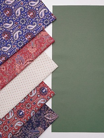 Набор тканей для рукоделия "Барановские мотивы", 45*30 см, 6 шт