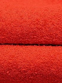 Махровая ткань цв.Алый, ш.1.5м, хлопок-100%, 350гр/м.кв