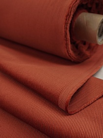 Микровельвет цв.Темно-терракотовый, ш.1.5м, хлопок-100%, 200гр/м.кв