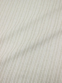 Полулен "Белые полоски" (на суровом), ш.1.5м, лен-30%, хлопок-70%, 140гр/м.кв