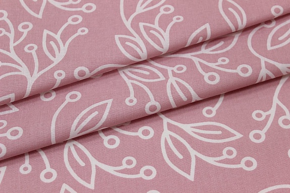 Бязь "Луара" цв.розовая дымка, (комп), ГОСТ, ш.2.2м, хлопок-100%, 142гр/м.кв