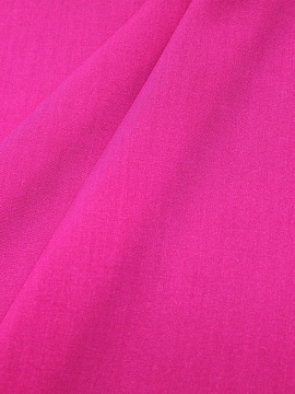 Штапель цв.Розовая фуксия, ш.1.44м, вискоза-100%, 110гр/м.кв