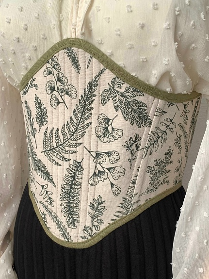 Корсет из полульна "Душистые травы"
