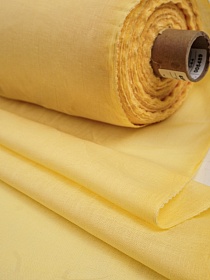 Батист цв.Светло-банановый, ш.1.5м, хлопок-100%, 60гр/м.кв