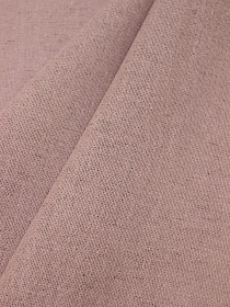Полулен цв.Т.винтажный пыльно-розовый меланж, ш.2.2м, лен-30%, хлопок-70%, 155гр/м.кв