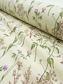 Полулен "Медуница" (на суровом), ш.1.5м, лен-30%, хлопок-70%, 140гр/м.кв