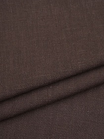 Крапива Рами (Ramie)-диагональ, цв.Темно-коричневый, ш.1.4м, крапива-100%, 240гр/м.кв