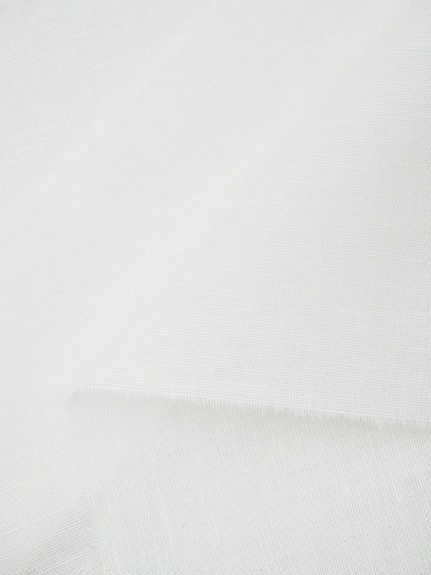 Полулен цв.Белый, ш.2.2м, лен-53%, хлопок-47%, 130гр/м.кв