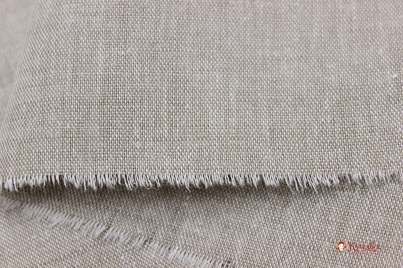 Полулен постельный цв.Бежевый меланж, ш.2.2м, лен-60%, хлопок-40%, 145гр/м.кв