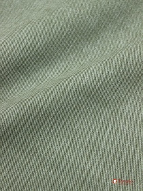 Джинс с ворсом цв.Темный морозно-зеленый, ш.1.48м, хлопок-100%, 330гр/м.кв