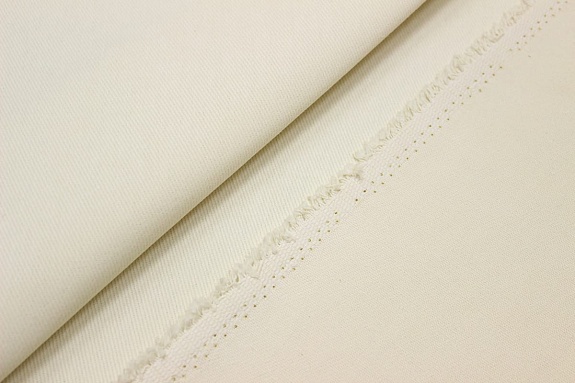 Джинс с ворсом цв.Сливочный, ш.1.5м, хлопок-100%, 330гр/м.кв