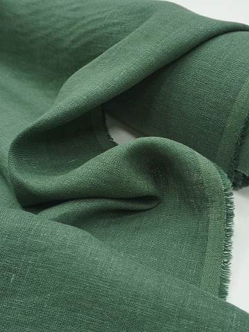 Лен костюмный с эффектом мятости цв.Сибирский кедр, ш.1.45м, лен-100%, 190гр/м.кв