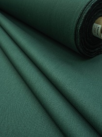 Костюмный джинс с эффектом велюра цв.Темная хвоя, ш.1.5м, хлопок-100%, 220гр/м.кв