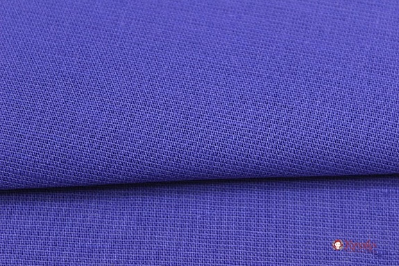 Полулен однотонный,цв.Сине-фиолетовый, ВИД3, Сорт2, ш.1,5м, лен-30%, хл-70%,150гр/м.кв